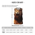 thumbnail image 4 of Pofeuu Cool Fire Lion Print Basketball Jersey, Shirts for Men Youth Basketball Jersey Crew Neck-4X-Large, 4 of 6