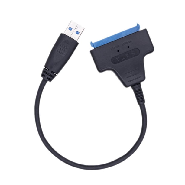 Cable adaptador SATA a USB 3.0 Convertidor Plug and Play para HDD SSD de 2,5 pulgadas Hugtrwg Para estrenar