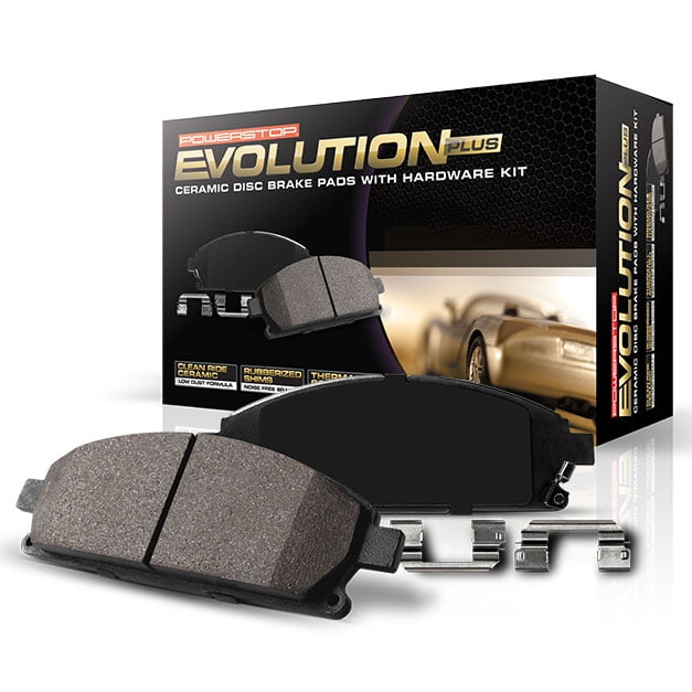 Power Stop 17-679 Z17 Front Ceramic Brake Pads with Hardware
