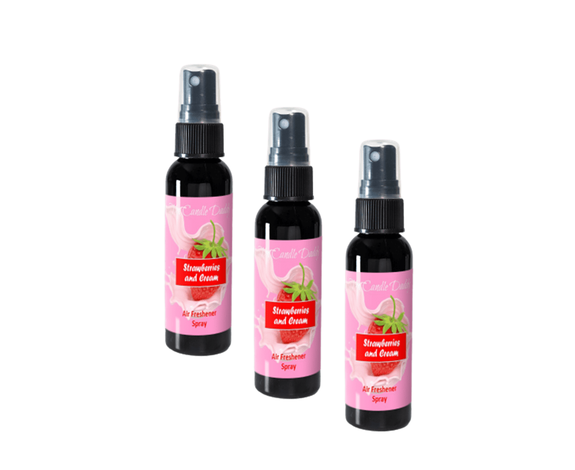 3 Pack Strawberries & Cream Spray Strawberries and Cream Scented
