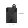 thumbnail image 2 of Adhesive Phone Card Holder with Stand Smart Phones or Cases PU Phone Wallet Two Way Adjustable Black, 2 of 6