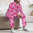 thumbnail image 7 of Sikiie Poodle Dog Mens Pajama Set, Soft Warm Long Sleeve Sleepwear, Cozy Button-Down Pjs for Men-, 7 of 7