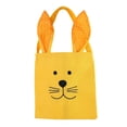 thumbnail image 2 of QuanTara Easter Bunny Ear Handbag, Linen Gift Packaging Tote Bag with Drawstring, Reusable Festival Decorative Bag for Gifts & Parties (15.35x8.46in), 2 of 8