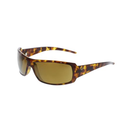 Electric Men's Mirrored Charge EE04110666 Brown Rectangle Sunglasses