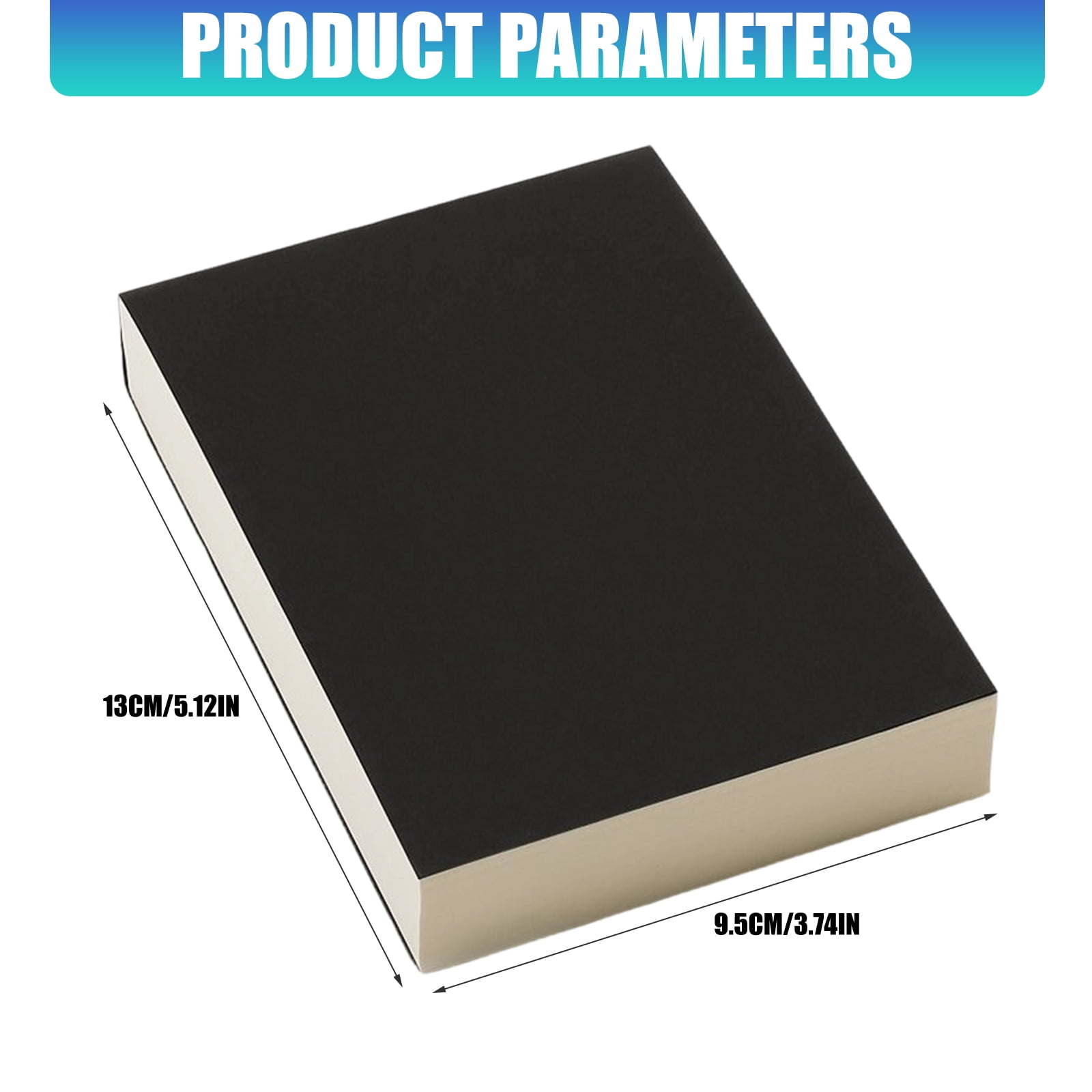 3Pieces Artist Sketchbooks Empty Pages Thick Draft Book For Drawing Writing And Brainstorming Small Note pad