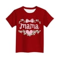thumbnail image 5 of SROBPTY Teen Girls Summer Short Sleeve Tops Print Breathable Crew Neck Tee Shirts for Daily Wear 3-15 Years, 5 of 5