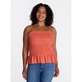 thumbnail image 2 of Time and Tru Women's Smocked Tank Top, Sizes XS-XXXL, 2 of 6