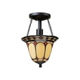 thumbnail image 2 of Elk Lighting Diamond Ring Semi Flush Mount in Burnished Copper, 2 of 2