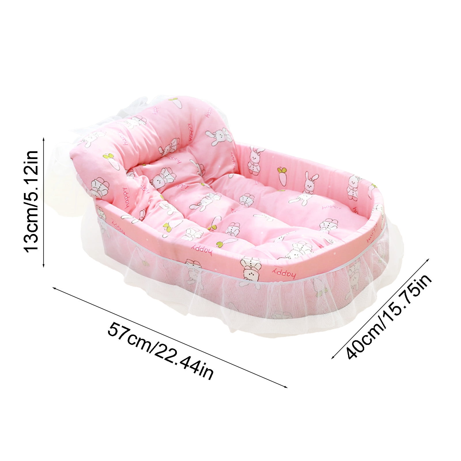 Clearance Kbndieu Dog Bed Medium Size Dogs, Cat Beds for Indoor Cats, Pet Bed for Puppy and Kitty, Washable, Extra Soft, Anti-Slip Bottom