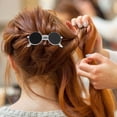 thumbnail image 1 of Luxshiny 2pcs Eyeglass Clip On Metal Sunglasses Hairpins Secure Spring Clip for Everyday Use, 1 of 8