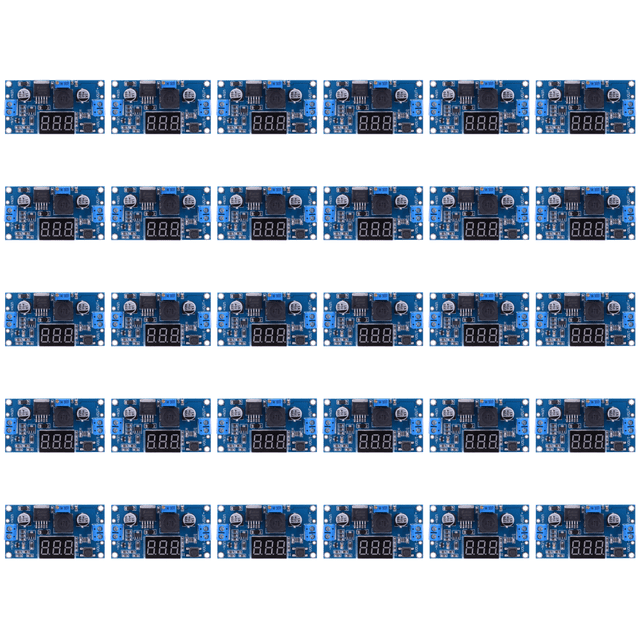 Convertidor Buck LM2596 entrada 25V-40V 1 25V-37V transformador voltios ajustable