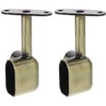 thumbnail image 1 of EeaseCA 2pcs Closet Rod Bracket Curtain Rod Hanger Closet Lever Support Pipe Hanger, 1 of 7