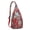 Red-5, variant on Vintage Paisley Sling Backpack – Boho Ethnic Crossbody Bag with Colorful Ornamental Pattern for Travel, Hiking & Everyday Wear