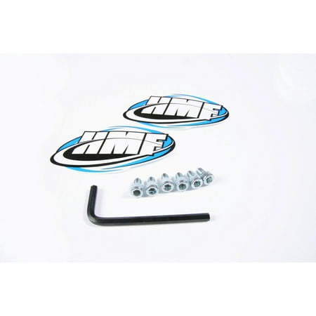 HMF PERFORMANCE Screw Kit for Muffler End Cap Silver 