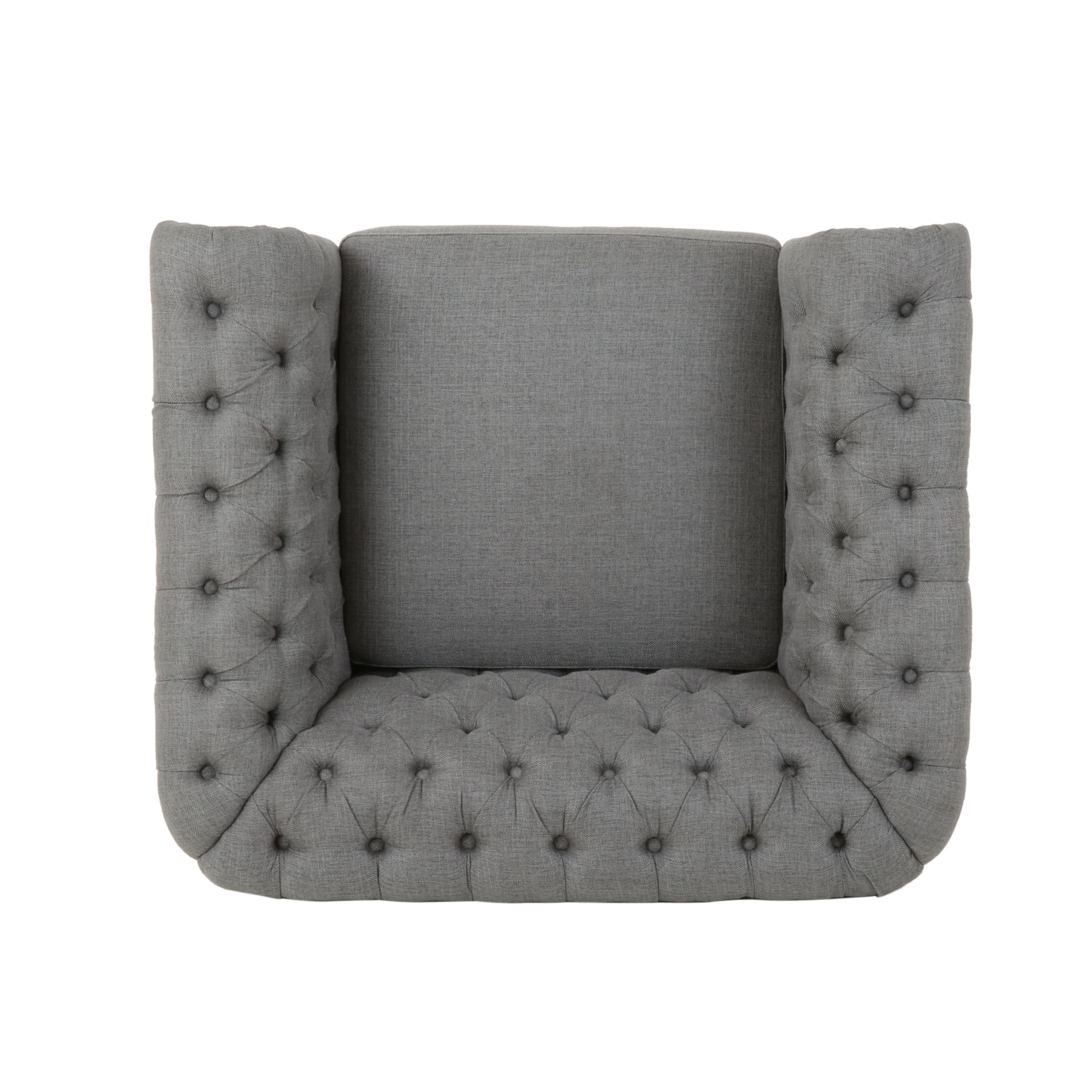 Noble House Millie Club Chair, Dark Gray