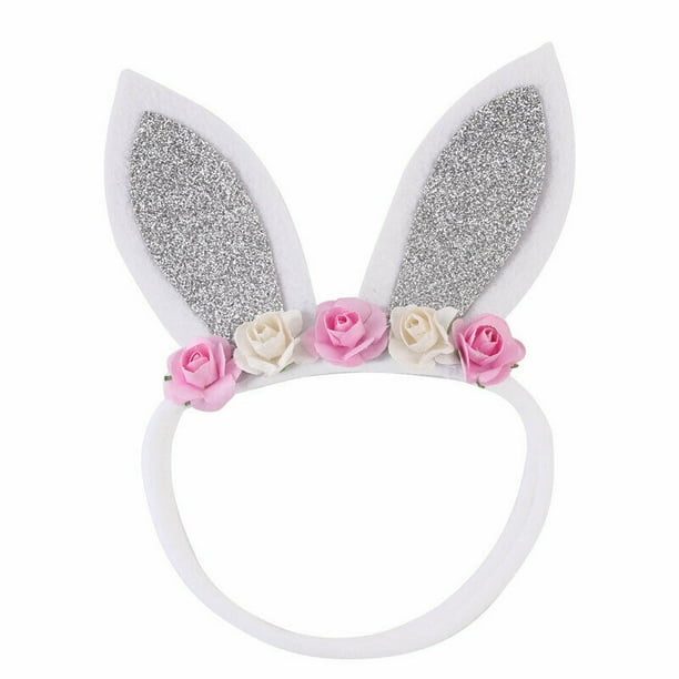 Bunny Ear Hair Band Headband Newborn Kids Baby Easter Gift Rabbit