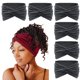 thumbnail image 1 of Paquete de 6 diademas anchas para mujer, turbante extragrande de 7'', diadema bohemia con nudo retorcido, accesorios para el cabello, 1 of 5