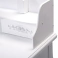 thumbnail image 6 of Pemberly Row Pine Wood Vanity Table Set with Dressing Table and Stool in White, 6 of 9