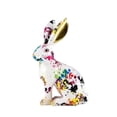 thumbnail image 4 of Modern Rabbit Statue Colorful Painted figurine rabbit Rabbit decor home Ornament Resin Bunny Model, 4 of 8