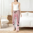 thumbnail image 4 of Fotbe High Heel Shoes Butterfly Pantalones de Pijama para Mujer, Pantalones de Dormir, Pantalones Pj con Cordón y Bolsillos-3X-Large, 4 of 6