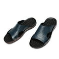 thumbnail image 6 of BONIXOOM Mens Sandals Clearance Buckle None V-Day Casual Summer Mens Shoes Blue Size 8.5, 6 of 6