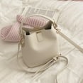 thumbnail image 2 of Vanilla Girl Aesthetic Small Bucket Bag for Women Small Satchel Bag Purses Crossbody Bag Handbag Mini Tote Bags, 2 of 6