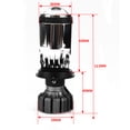 thumbnail image 3 of Faros delanteros de coche G2LED con lente modificada, doble haz, luz alta, luz baja, luz antiniebla H4 integrada, 3 of 6
