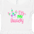 thumbnail image 4 of Inktastic It's My Birthday Unicorn Girls Toddler Dress, 4 of 5