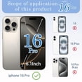 thumbnail image 3 of Reemplazo de Cristal Trasero ZNZHKR iPhone 16 Pro 6.1" Titanio, 3 of 6
