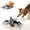 Black, variant on Flying Bat Dog Toy,Flying Bat Toy for Dogs & Cats，1PCS | Flapping Bat Toy with Chirping Engages Cats and Dogs,Mimics Real Flying Motion,Flapping Wings Interactive Pet Toy