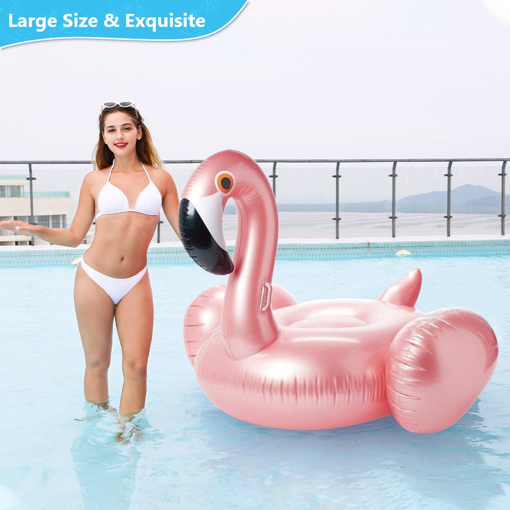 Uncahome Giant Inflatable Flamingo Pool Float photo 5