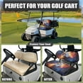 thumbnail image 4 of Yuyamidu Eagle Cart Backrest Bench Seat Cover Full Set of 2 USA Flag Golf Cart Back Rest Seat Cover Suits Club Car and More 2-Seat Golf Carts Fashion Golf Cart Accessories, 4 of 7
