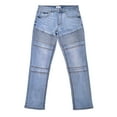 thumbnail image 1 of Ring of Fire Boy's Recycled Fabric Sustainable Denim Moto Slim Jeans, 1 of 11