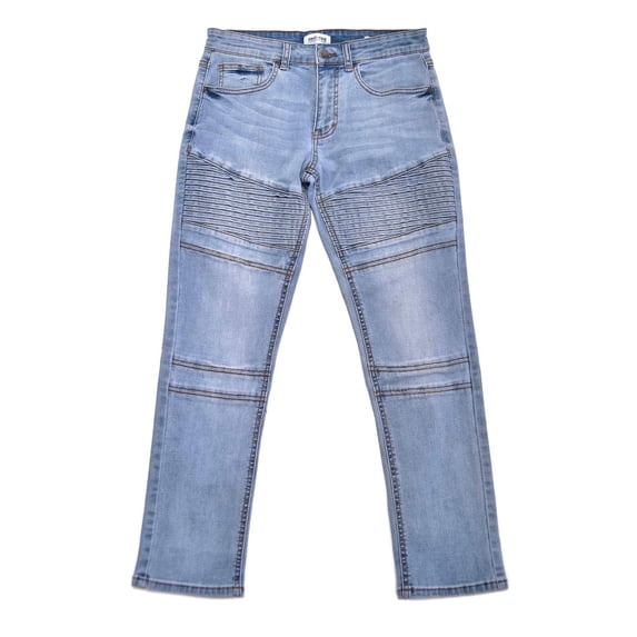 Ring of Fire Boy's Recycled Fabric Sustainable Denim Moto Slim Jeans