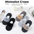 thumbnail image 3 of No Show Socks for Womens Loafer Socks Liner Socks with Plush Fur Decoration Cotton Ultra Low Cut Non Slip Invisible Socks for Flats Boat Shoe Liners with Non Slip Grip, 3 of 5