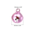 thumbnail image 2 of 14mm Small Jingle Bells for Craft DIY Christmas Vacuum Plating Pink 48 Pack, 2 of 5