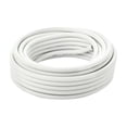 thumbnail image 1 of Cable coaxial RG6 15 m blanco con conectores para TV o cámara IP, 1 of 1