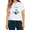 1-White, variant on UNISHE Women Creative Survival Graphic T-Shirt Thumbs Up Bones Tees Humorous Cartoon Art Crewneck Short Sleeve Comfy Daily Tops