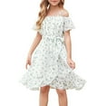 thumbnail image 2 of Fsqjgq Baby Girl Clothes Girls Dress Size 8 Fashion 19 Month Girl Clothes White Children Dress Girls Summer Suspender Floral Flanged Small Fresh Frilly Beach Dress Fashion 120, 2 of 6