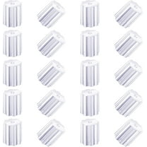 500 Pieces Clear Rubber Earring Safety Backs for Fish Hook Earrings