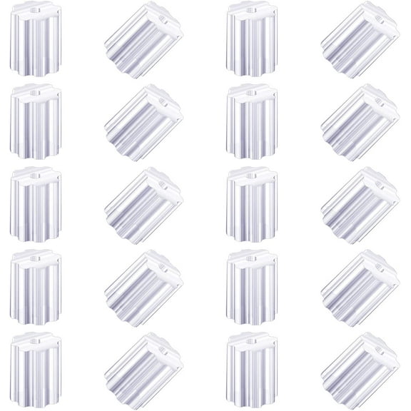 500 Pieces Clear Rubber Earring Safety Backs for Fish Hook Earrings