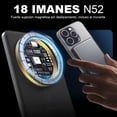 thumbnail image 4 of Power Bank Pila Batería Portatil Kimhi 5000mah Carga Inalambrica Magnetica 15w Carga Rapida Puerto Usb-c Pd20w Ultra Delgado Cargador Para Celular Banco De Energia Con Indicador Led Color Negro, 4 of 7