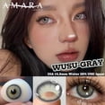 thumbnail image 4 of Lentes De Contacto De 1 Color AMARA New WUSU , Suaves Naturales , 1 Año , Fáciles De Usar , Azules Y Grises Nuevas , Cosméticos De Moda, 4 of 4