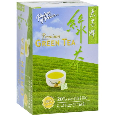 Prince of Peace Premium Green Tea - 20 Tea Bags (Best Asian Green Tea)