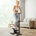 thumbnail image 2 of Gymax Steppers for Exercise w/Height-Adjustable Handlebar & Non-slip Pedals, 2 of 10