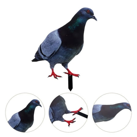 NICEXMAS Dove Garden Stake Pigeon Yard Stake Multi 1Pack
