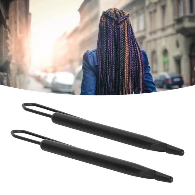 Dreadlock Crochet, Outil de Verrouillage de Dreadlock en Plastique Durable 2 Pièces pour Bricolage