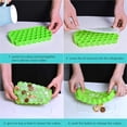 thumbnail image 5 of Bandejas para cubitos de hielo con tapas, paquete de 2 74 cubitos de hielo, gel de sílice flexible y sin BPA con tapa extraíble Bandejas para cubitos de hielo para bebidas frías, 5 of 5