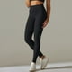 thumbnail image 4 of Pantalones de fitness para mujer con cintura alta, sin costuras y con abertura, que realzan las caderas, elásticos y transpirables, para yoga/running, tallas S-L, 4 of 6