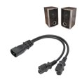 thumbnail image 4 of Câble Séparateur d'Alimentation, IEC320 C14 à Double Cordon C15 Isolé pour Moniteur LCD, 4 of 8